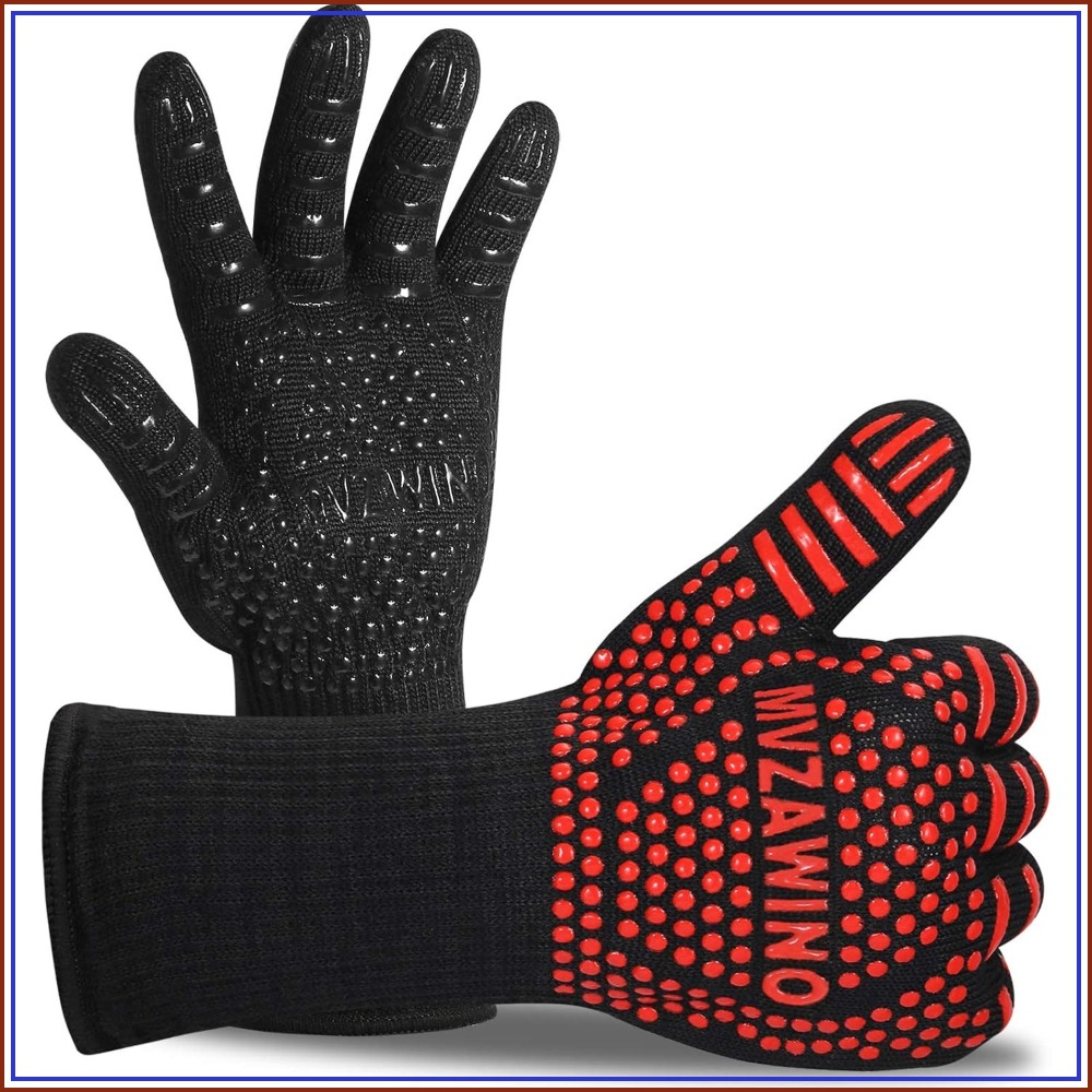 Heat Resistant Glove - 1472°F Extreme Heat Resistant BBQ Gloves,