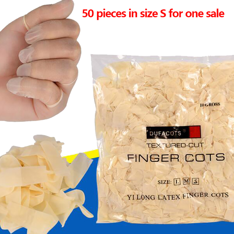 50Pcs/set Disposable Latex Fin - Latex Disposable Glove 评论和价格