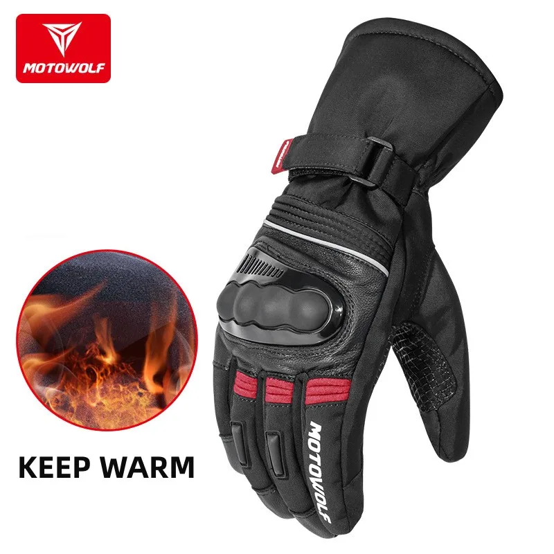 Motowolf Winter Motorcycle Glo - Ski Glove Waterproof 评论和价格