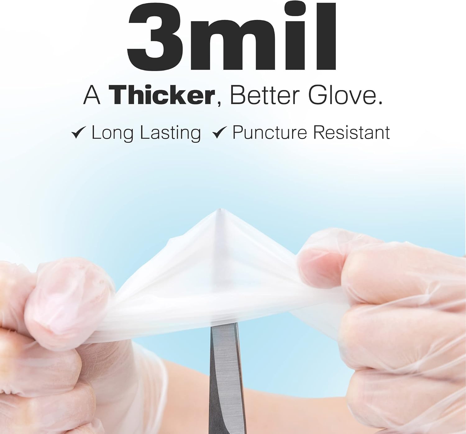 3 Mil Clear Vinyl Gloves - Foo - Latex Disposable Glove 评论和价格