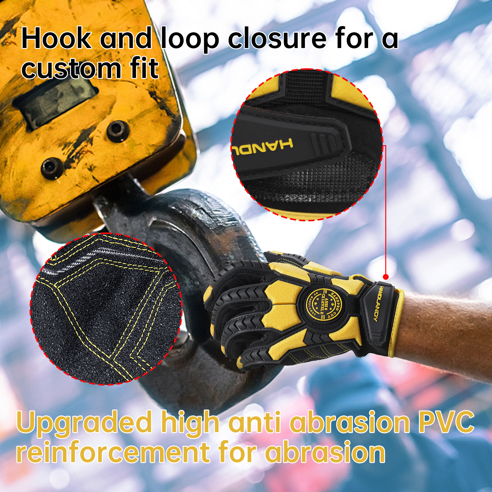 Heavy Duty Work Gloves, Cut 6  - Work Glove Impact 评论和价格