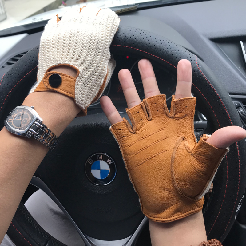 2025 New Men genuine leather g - Leather Driving Glove 评论和价格
