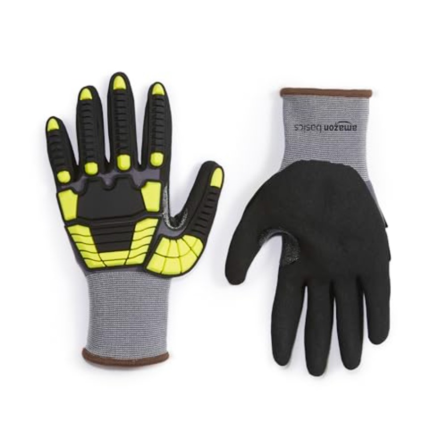 Safety work gloves for industr - Work Glove Impact 评论和价格