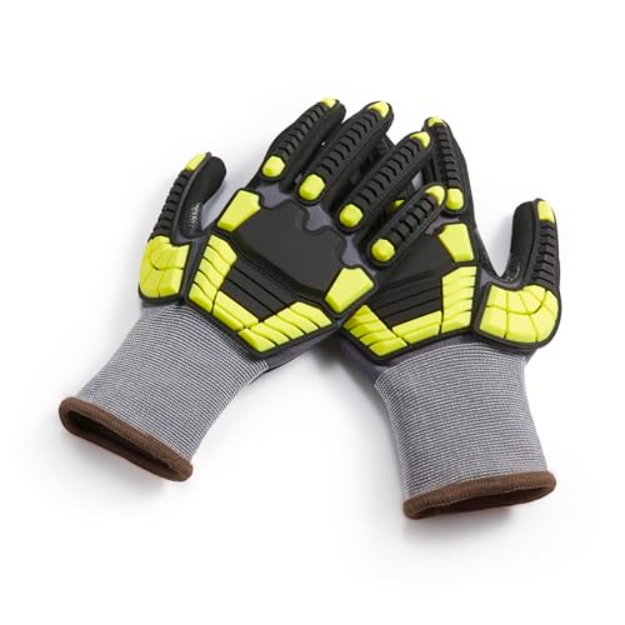 Safety work gloves for industr - Work Glove Impact 评论和价格