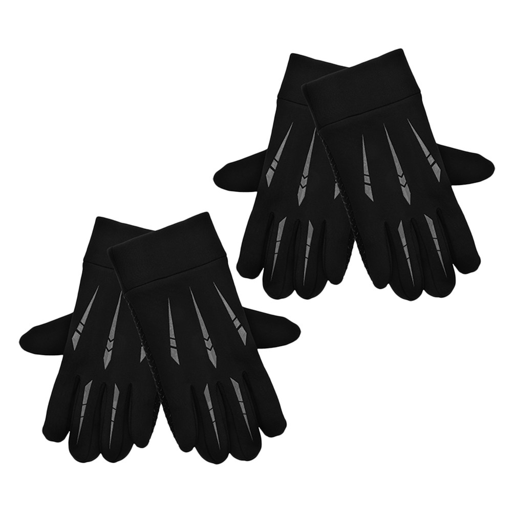 2Pairs Full Finger Motorcycle  - Winter Glove Insulated 评论和价格