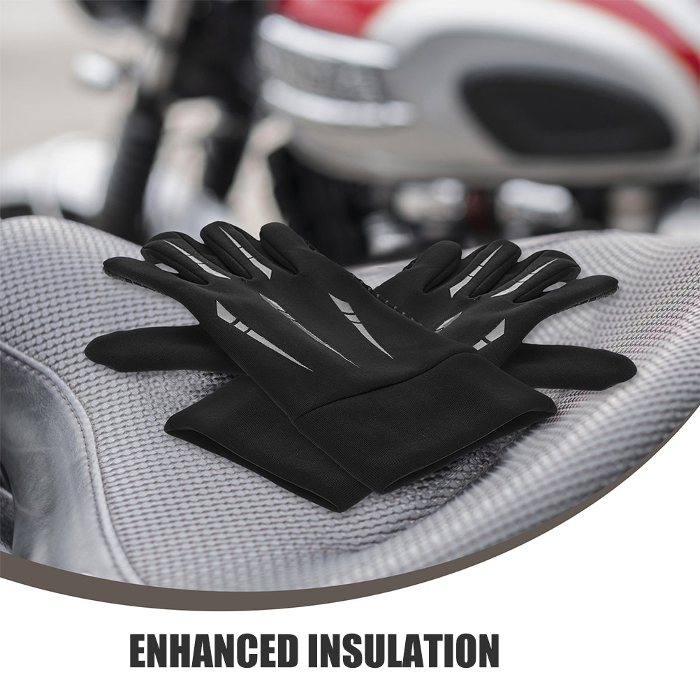 2Pairs Full Finger Motorcycle  - Winter Glove Insulated 评论和价格