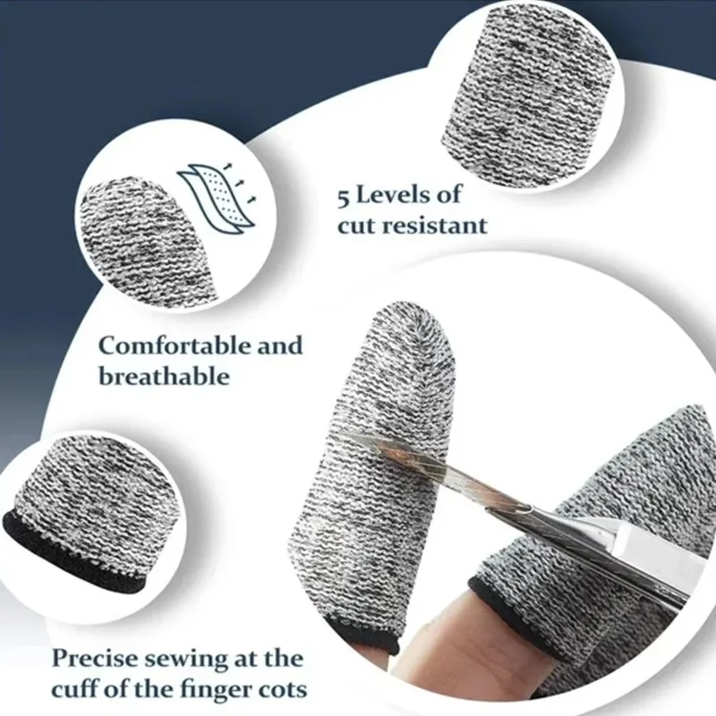 50PCS  Anti-Cut Finger Cots Pr - Cut Resistant Glove 评论和价格