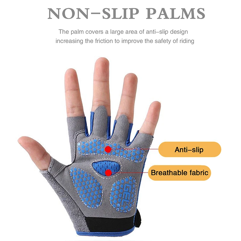 Kids Half Finger Sports Cyclin - Cycling Glove Padded 评论和价格