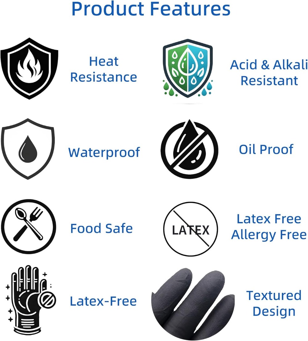 Heat Resistant BBQ Gloves: 4 R - Heat Resistant Glove 评论和价格