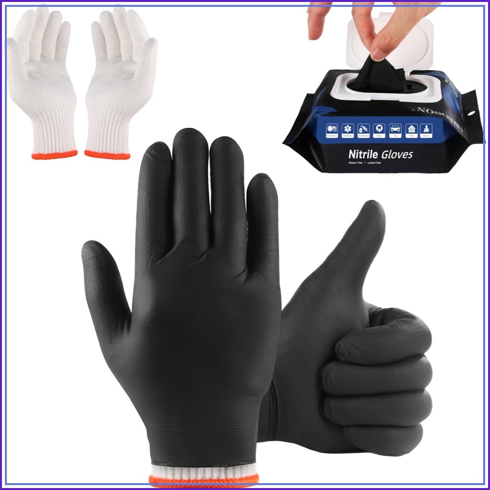 BBQ Gloves 50 Disposable Nitri - Latex Disposable Glove 评论和价格