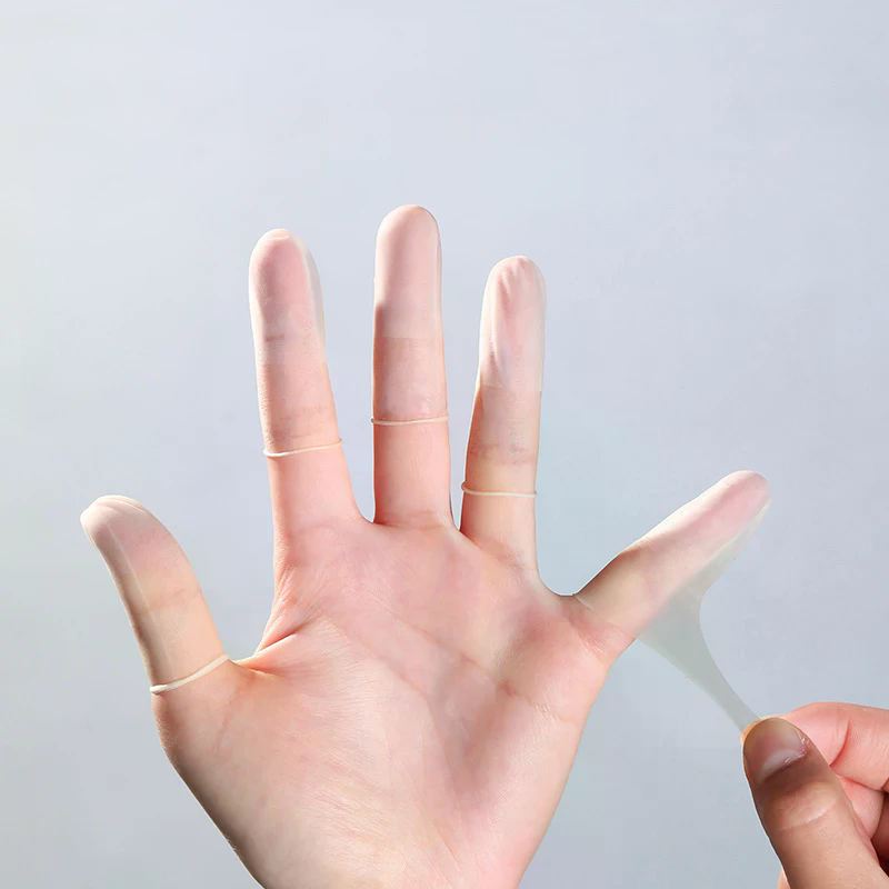 50pcs/pack Disposable Latex Fi - Latex Disposable Glove 评论和价格