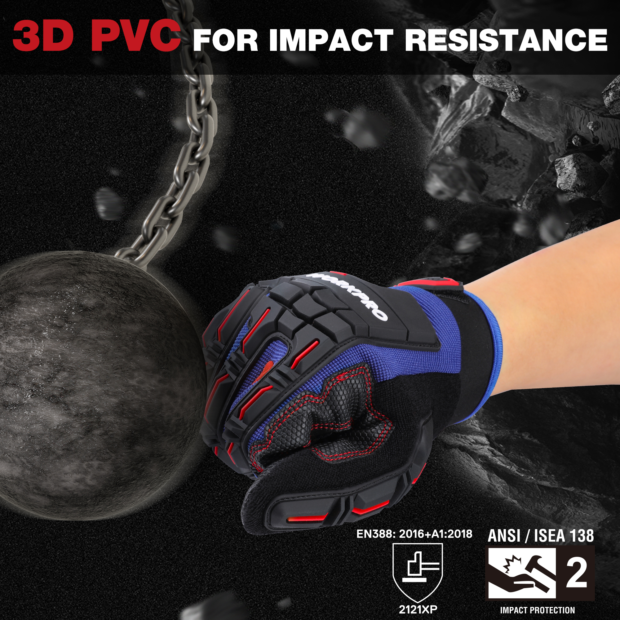WORKPRO Heavy-duty Work Gloves - Work Glove Impact 评论和价格