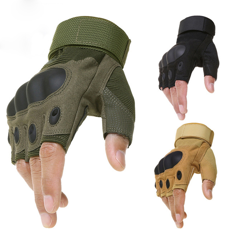 Tactical Hard Knuckle Half Fin - Motorcycle Glove Knuckle 评论和价格