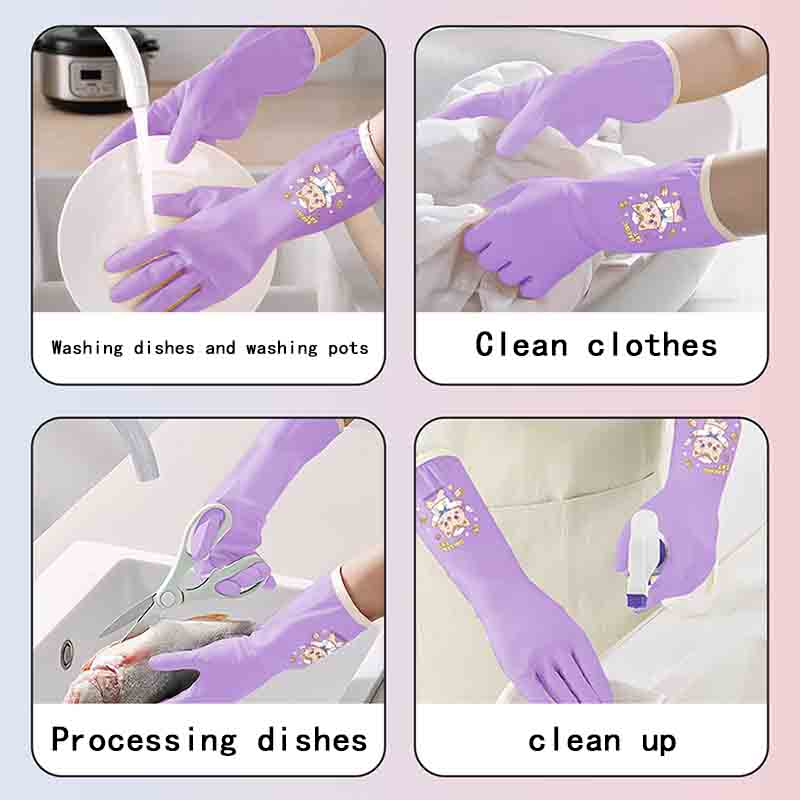 1 pair of household cleaning a - Dish Glove Rubber 评论和价格