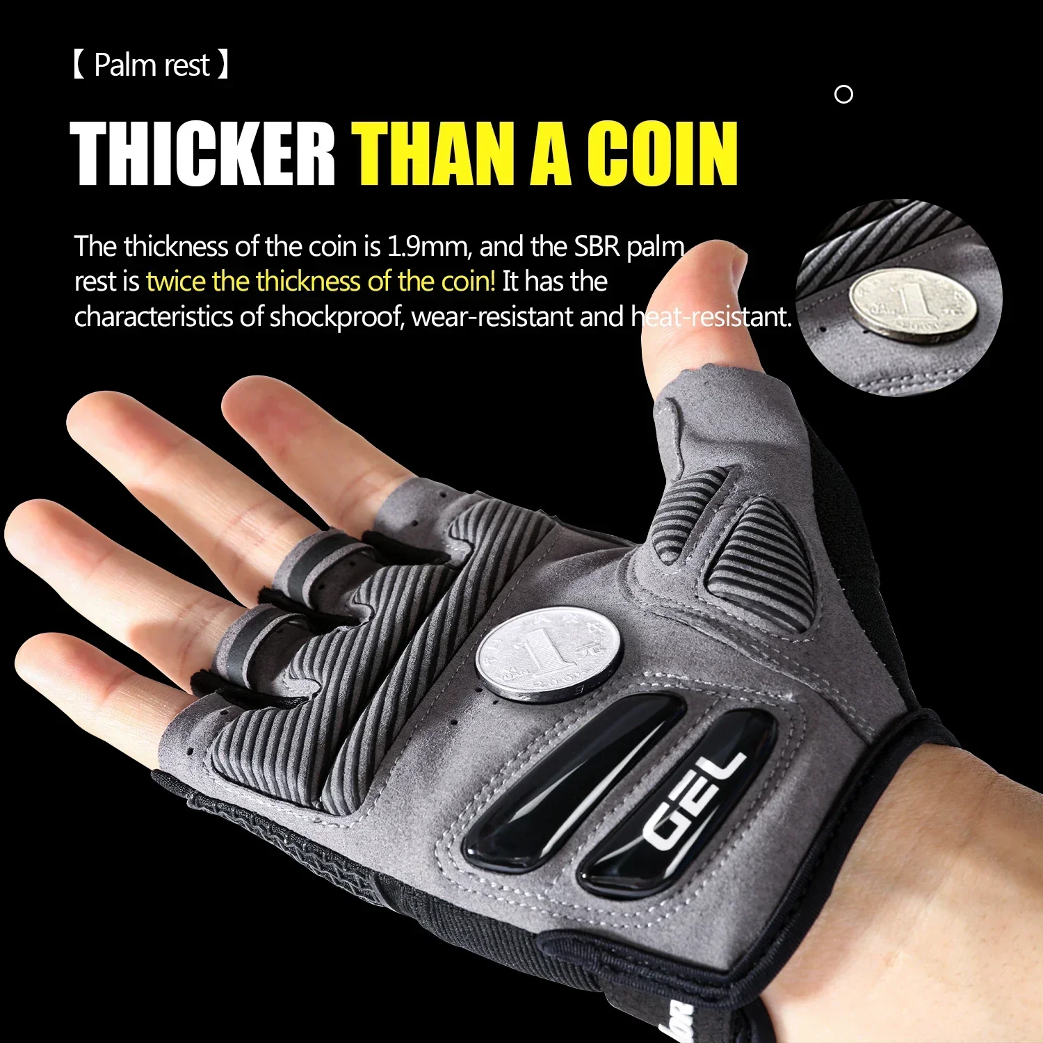 Anti Slip Shock Breathable Hal - Workout Glove Gym 评论和价格