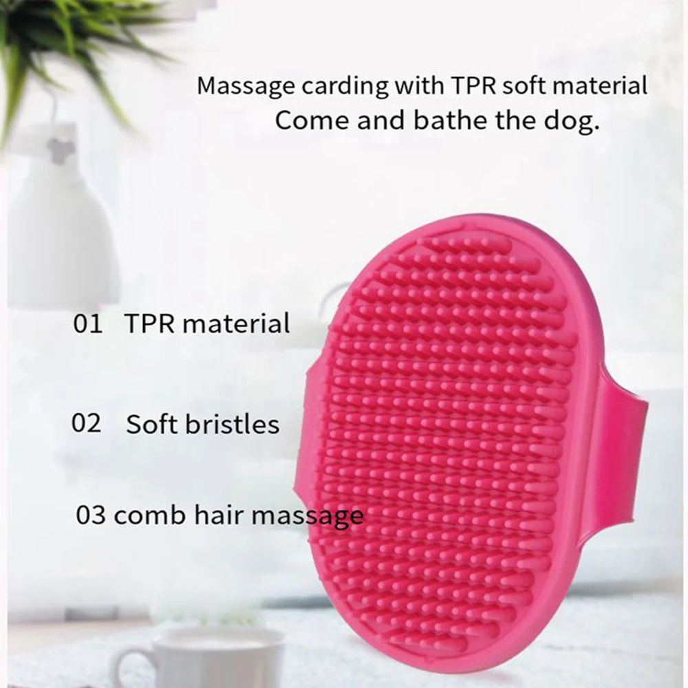 Pet Cleaning Brush Dog Cats Ba - Rubber Glove Cleaning 评论和价格