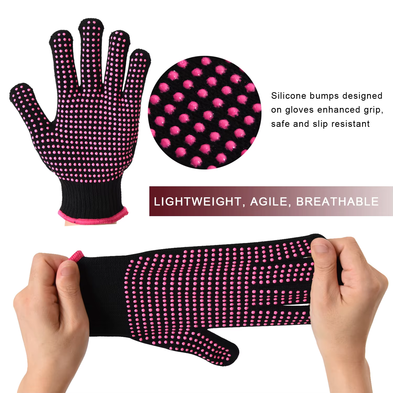 2 Pcs Heat Resistant Gloves wi - Heat Resistant Glove 评论和价格