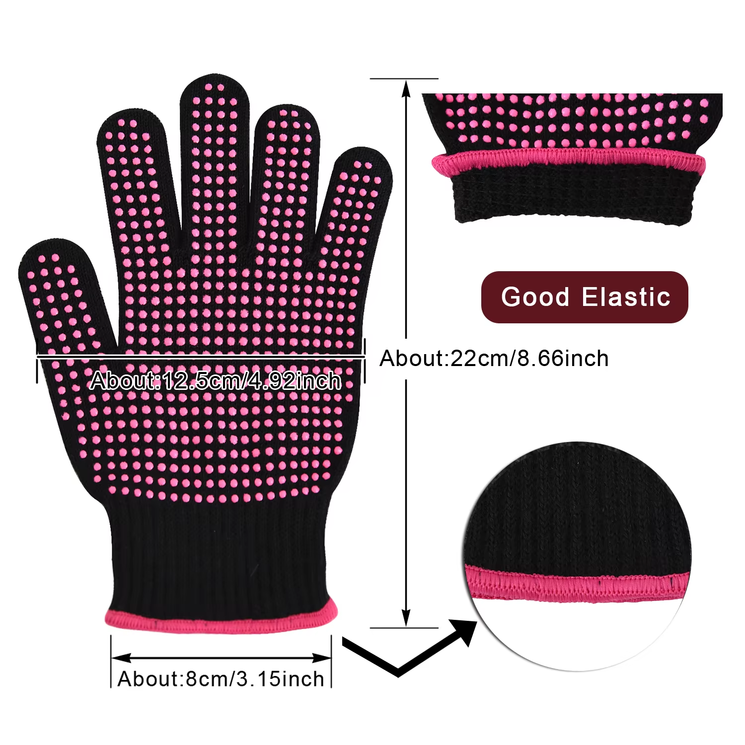 2 Pcs Heat Resistant Gloves wi - Heat Resistant Glove 评论和价格