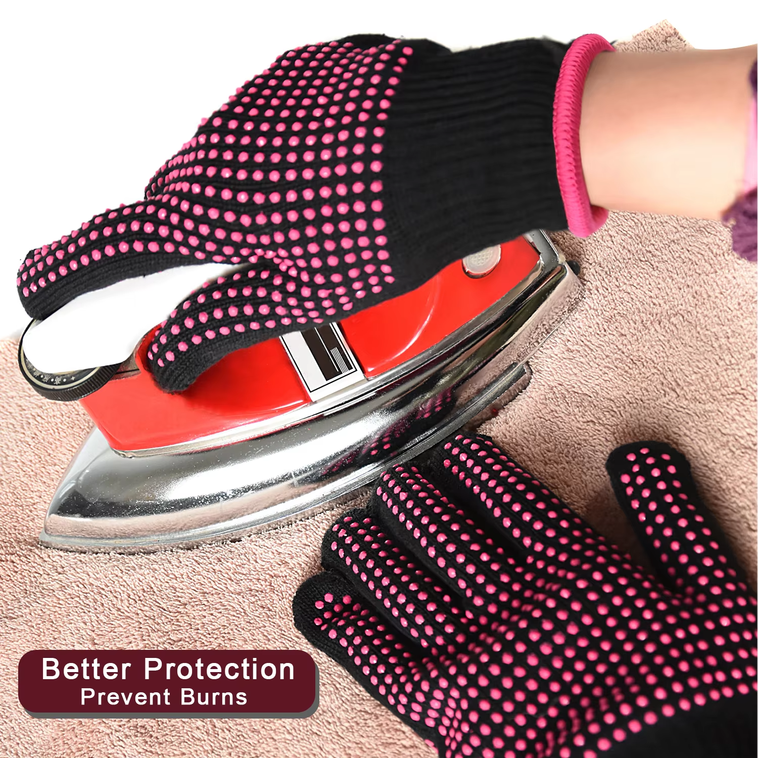 2 Pcs Heat Resistant Gloves wi - Heat Resistant Glove 评论和价格