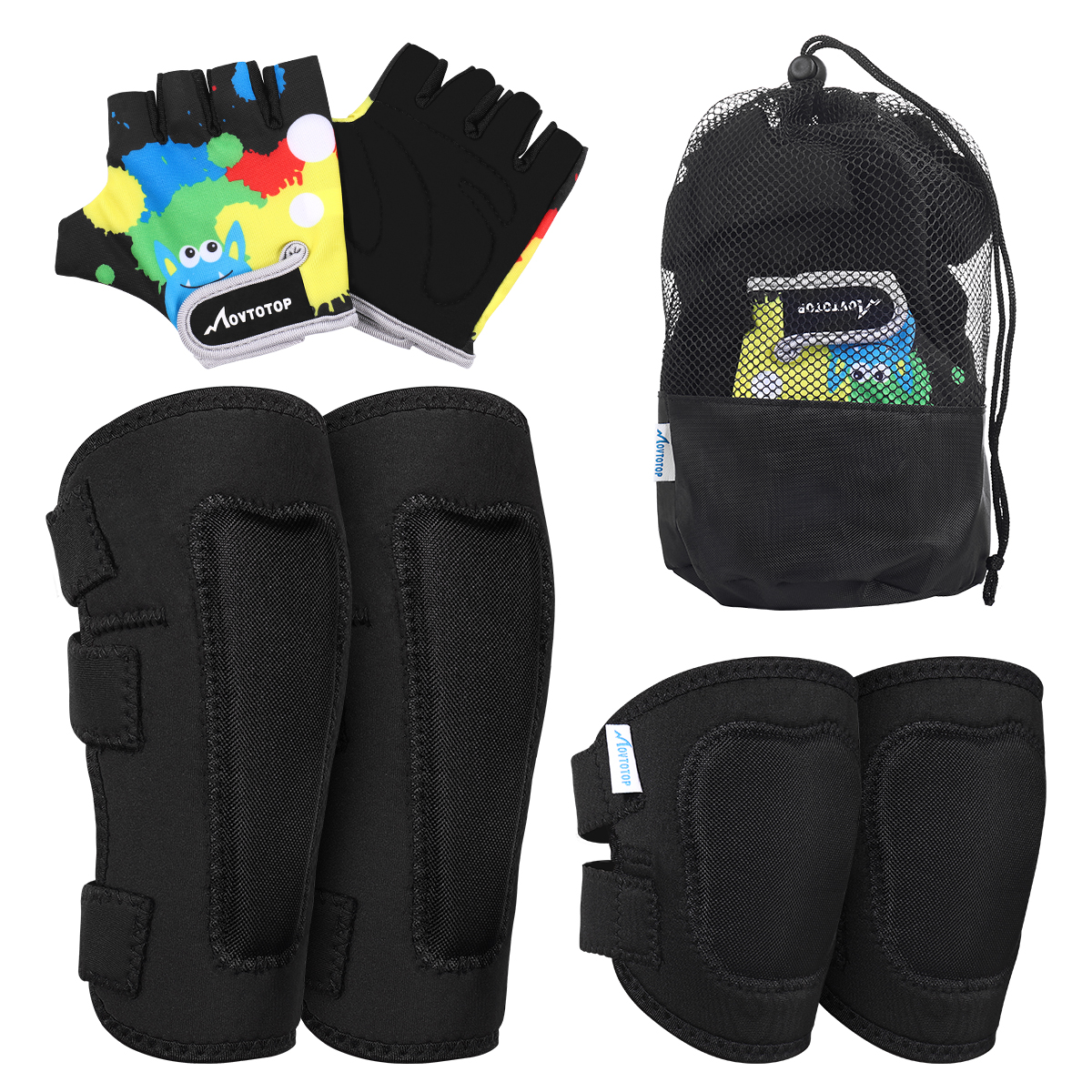 MOVTOTOP Protective Gear Set K - Cycling Glove Padded 评论和价格