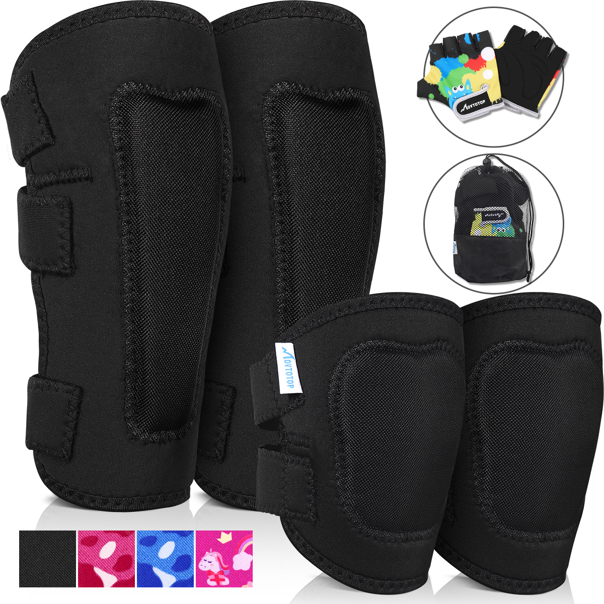 MOVTOTOP Protective Gear Set K - Cycling Glove Padded 评论和价格