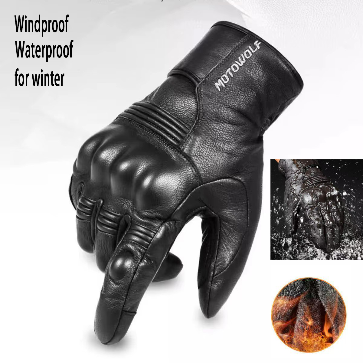 Leather Motorcycle Gloves Men' - Motorcycle Glove Knuckle 评论和价格
