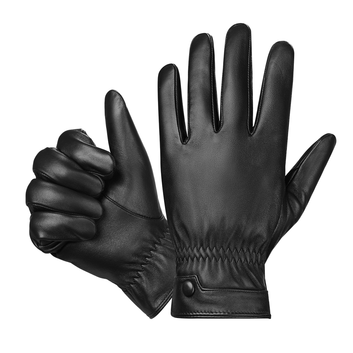 BISON DENIM Genuine Sheepskin  - Leather Driving Glove 评论和价格
