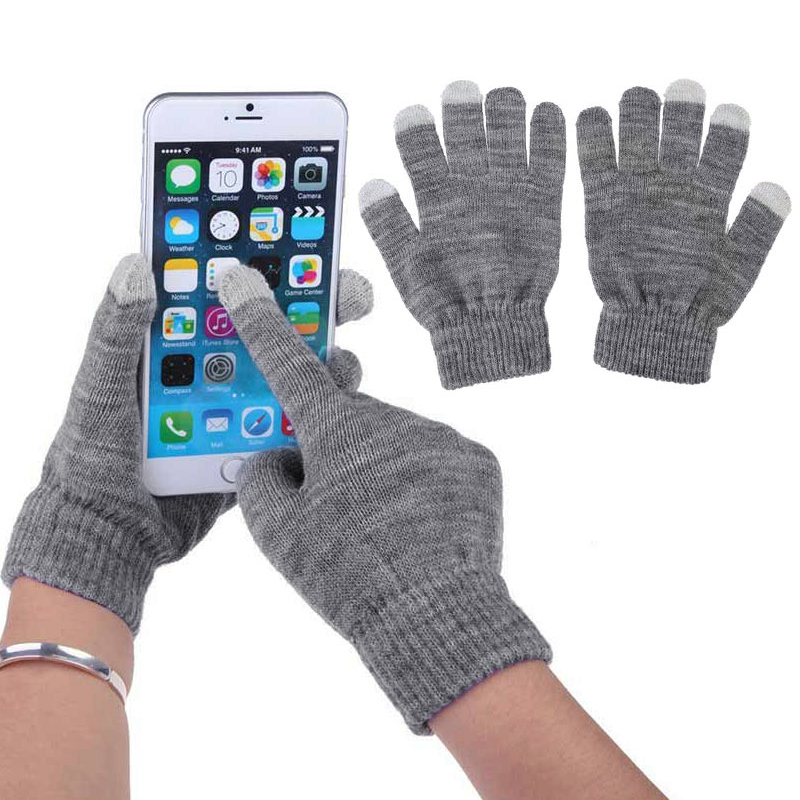 1 Pair Unisex Winter Warm Capa - Touchscreen Glove Capacitive 评论和价格