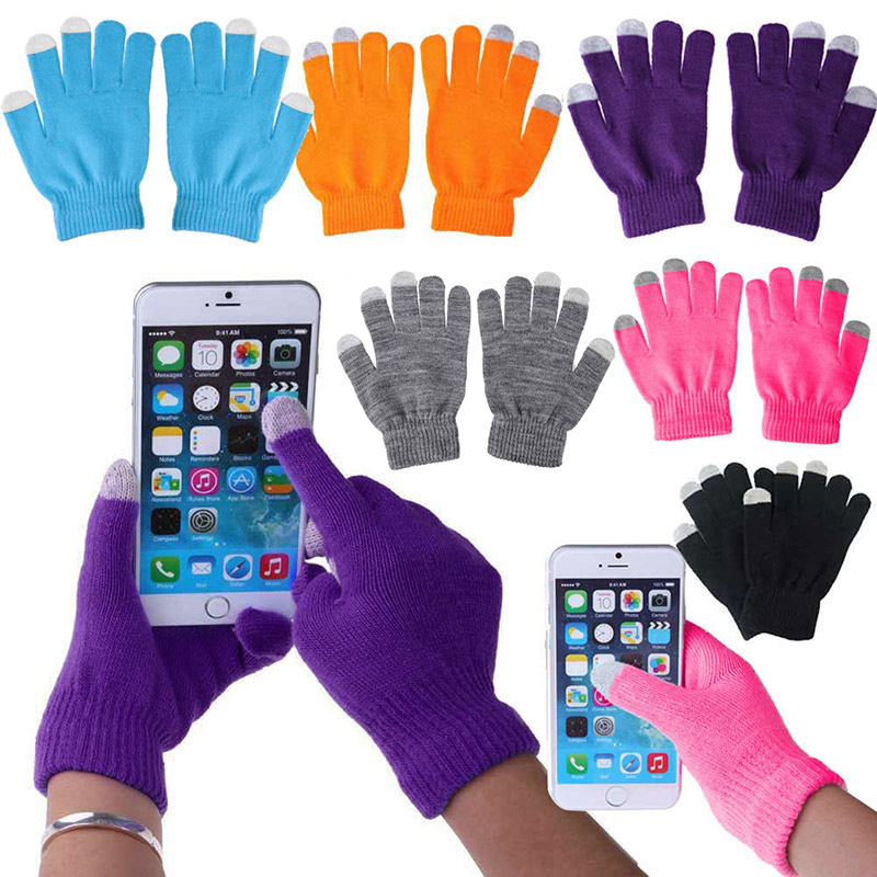 1 Pair Unisex Winter Warm Capa - Touchscreen Glove Capacitive 评论和价格