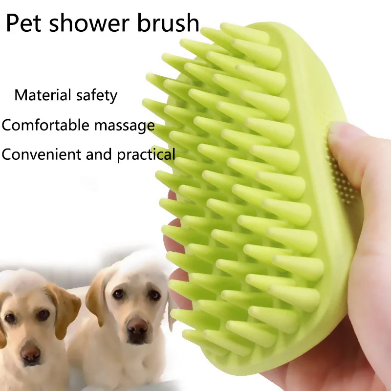 Pet Bath Brush Rubber Comb Hai - Rubber Glove Cleaning 评论和价格