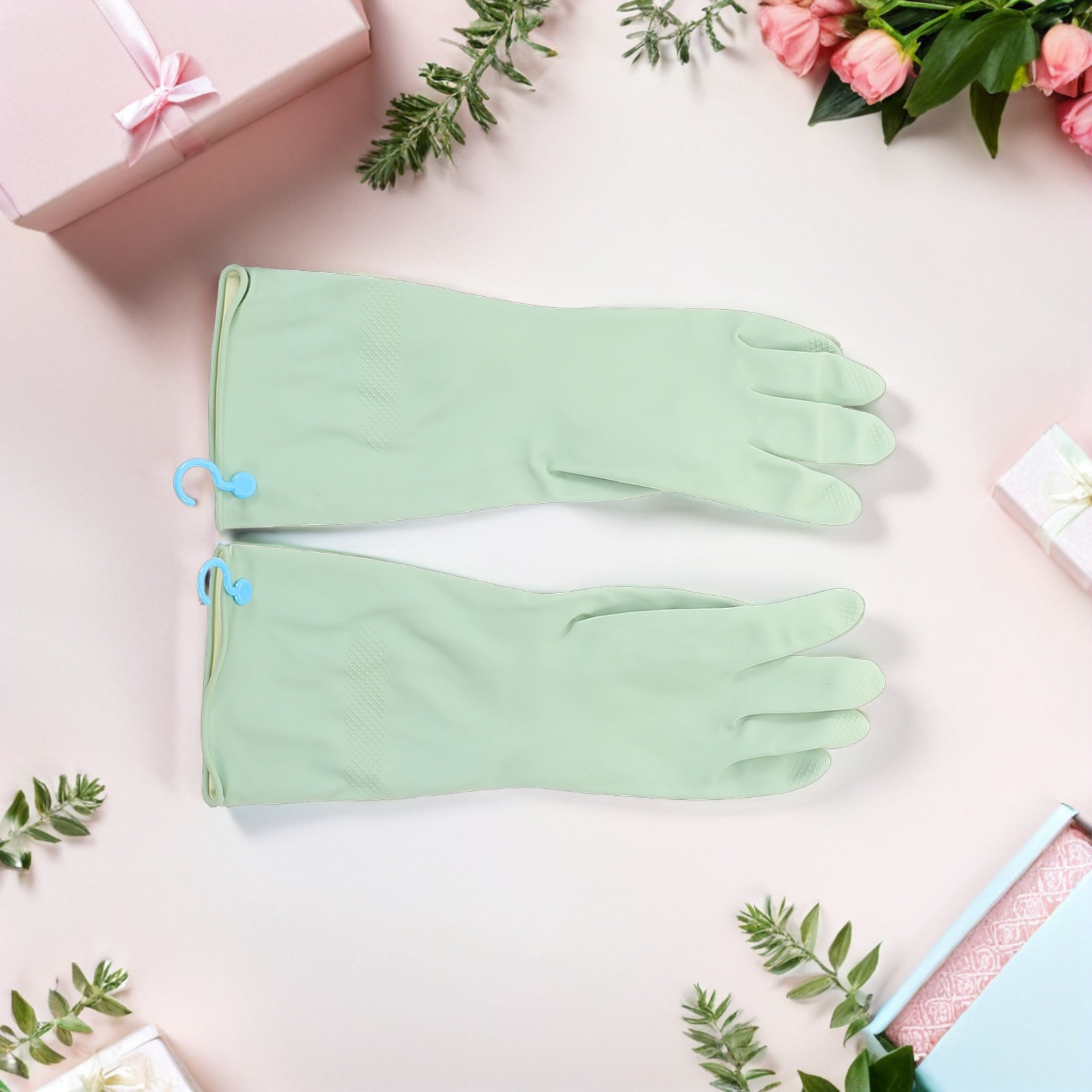 3Pairs Dish Washing Gloves Non - Dish Glove Rubber 评论和价格