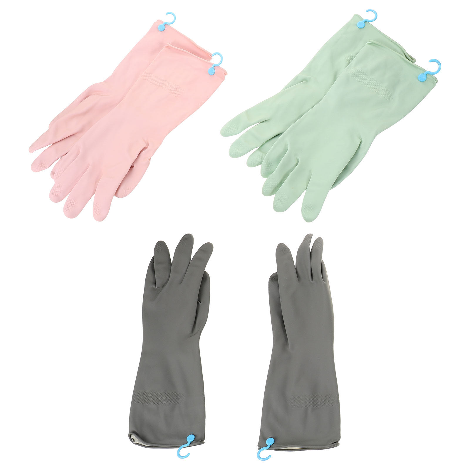 3Pairs Dish Washing Gloves Non - Dish Glove Rubber 评论和价格