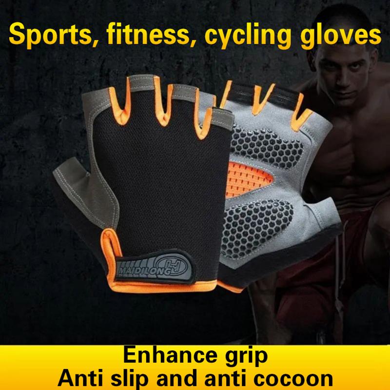 Half Finger Cycling Gloves Men - Cycling Glove Padded 评论和价格