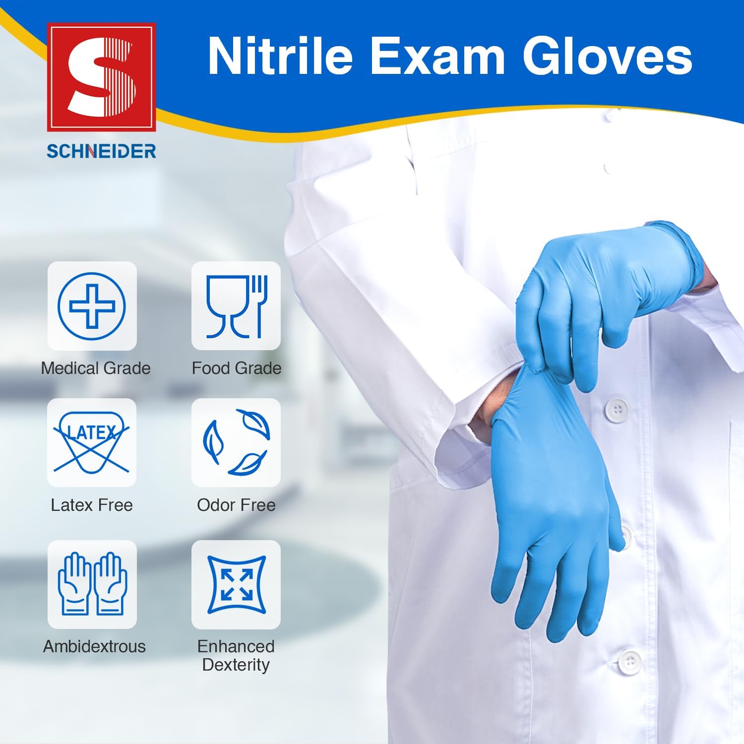 Nitrile Exam Gloves, Medical G - Exam Glove Nitrile 评论和价格