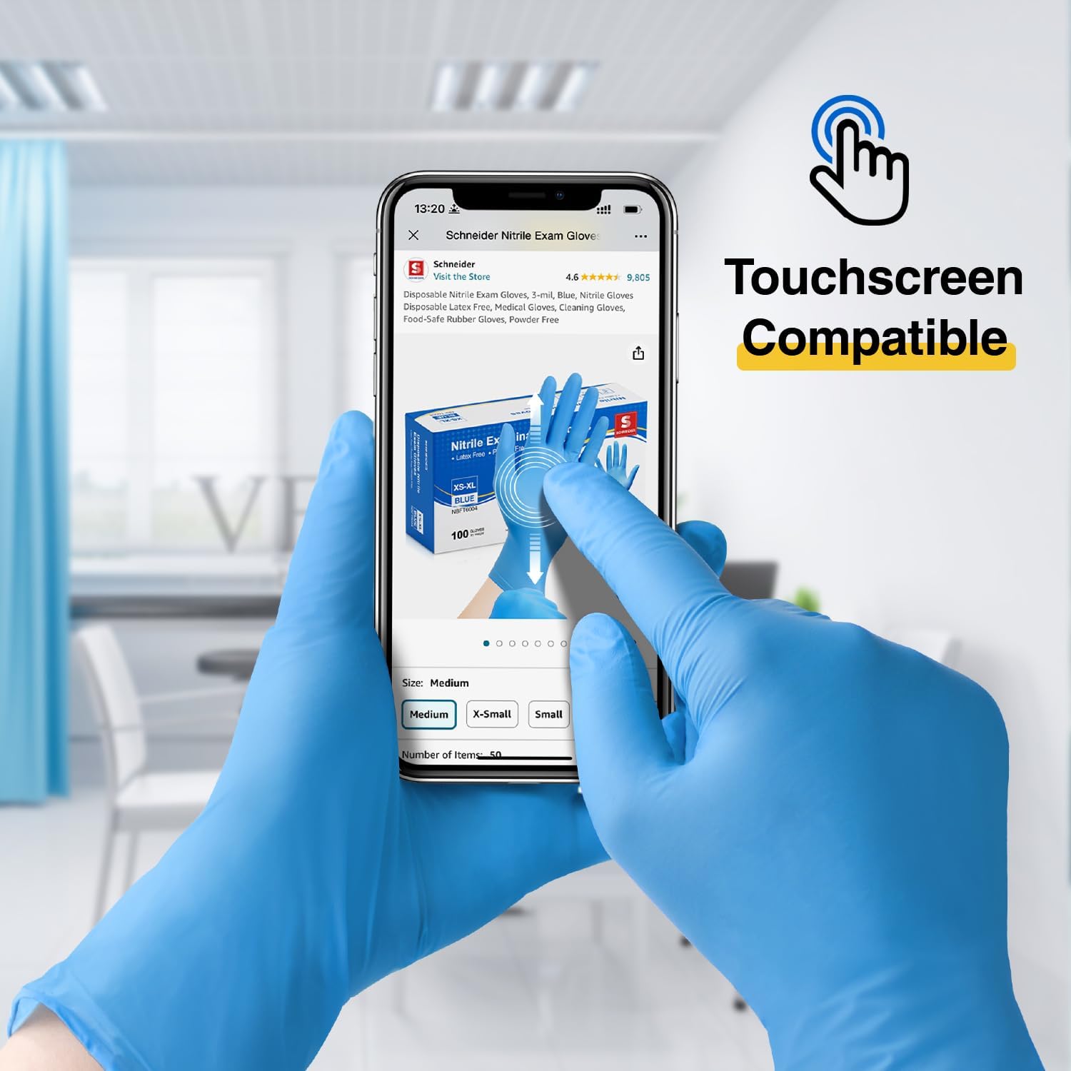 Nitrile Exam Gloves, Medical G - Exam Glove Nitrile 评论和价格