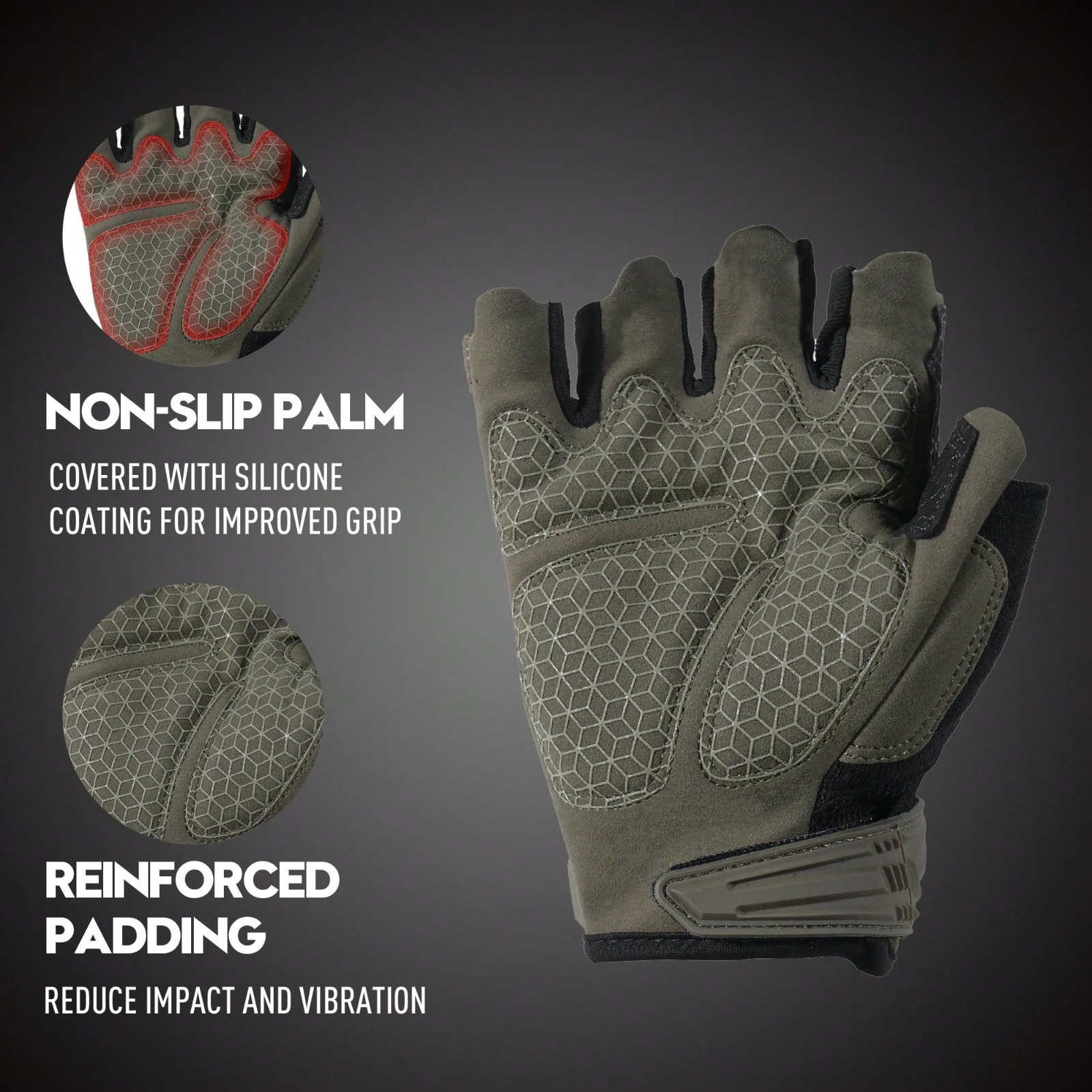 Tactical Fingerless Impact Glo - Work Glove Impact 评论和价格