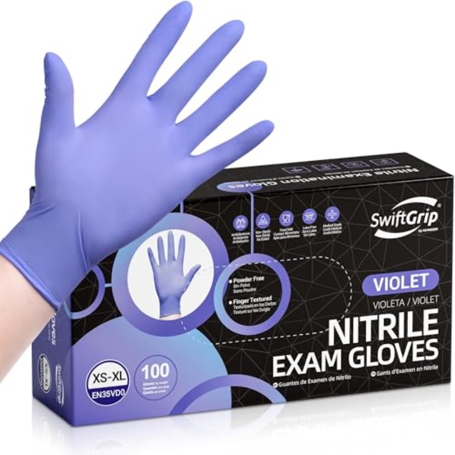 SwiftGrip Disposable Nitrile E - Exam Glove Nitrile 评论和价格