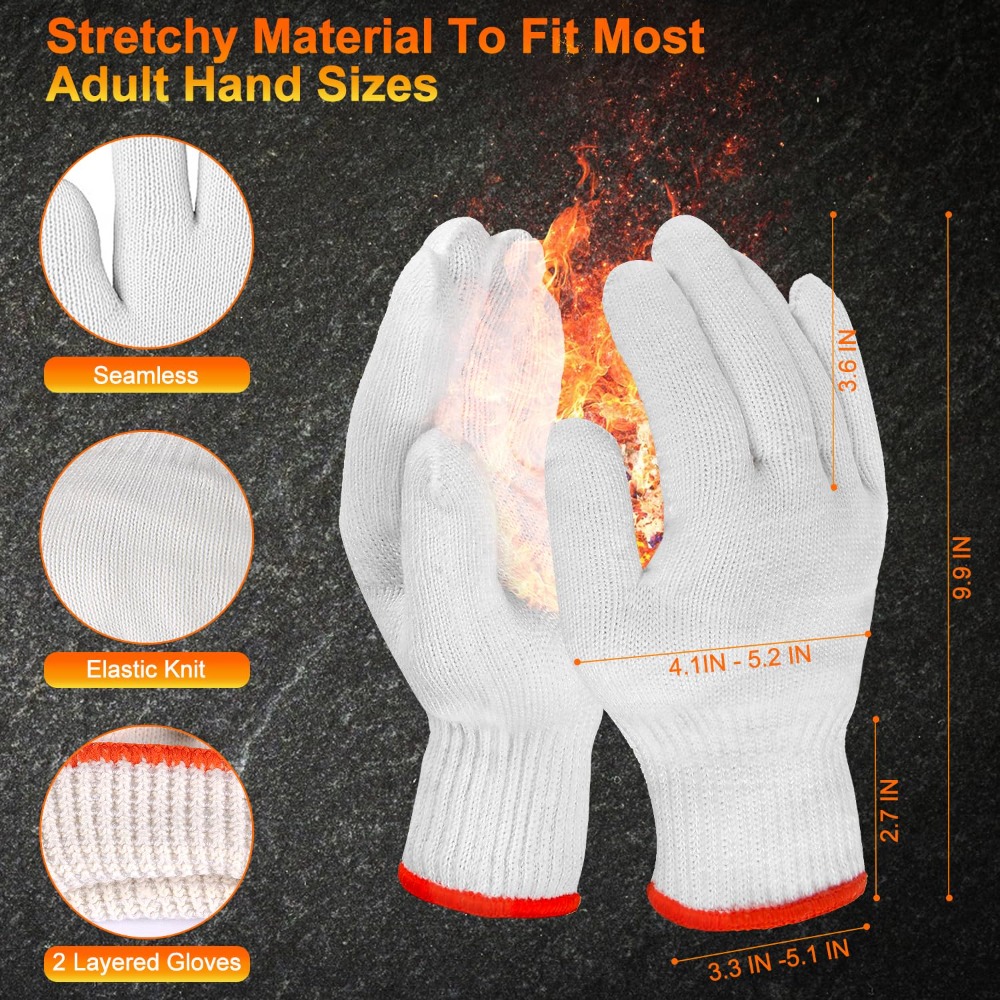 Disposable BBQ Gloves 100 Pack - Heat Resistant Glove 评论和价格