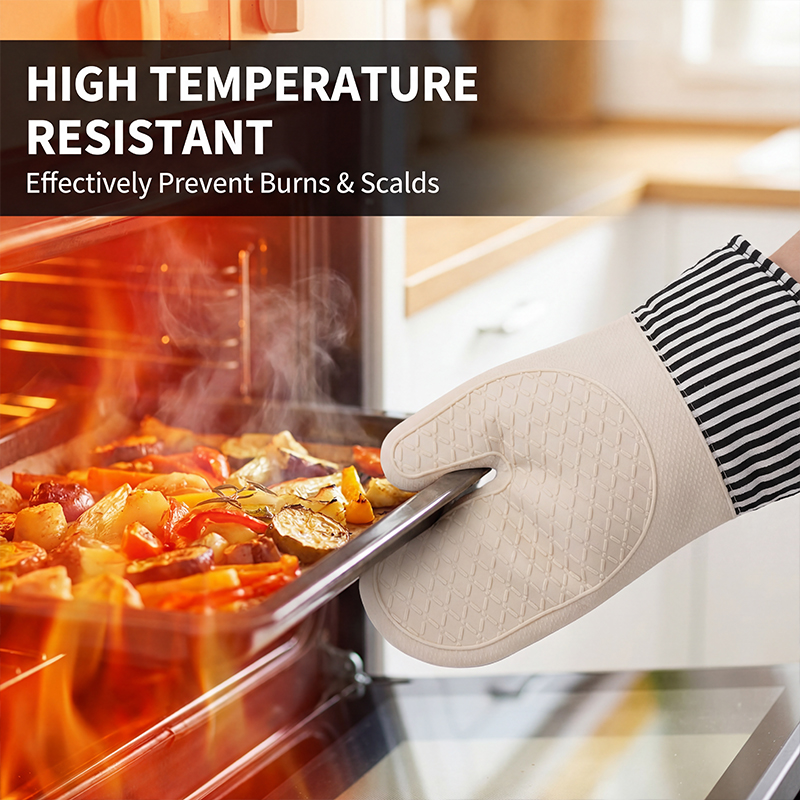 Anti-scald Silicone Gloves Hea - Oven Mitt Silicone 评论和价格