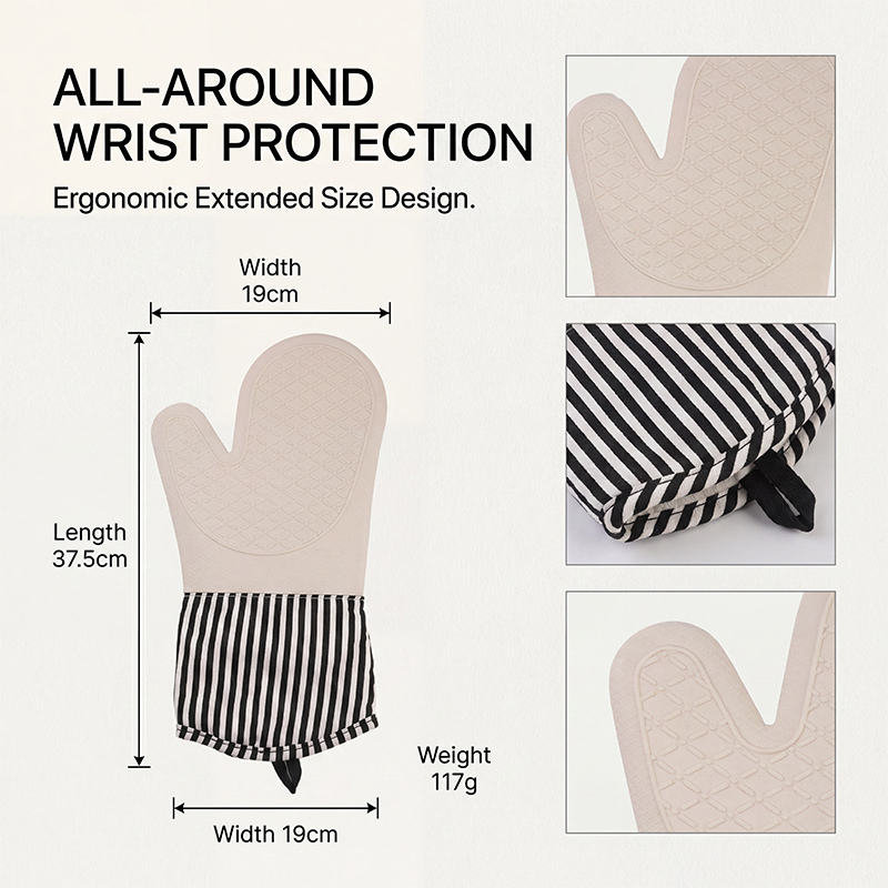 Anti-scald Silicone Gloves Hea - Oven Mitt Silicone 评论和价格