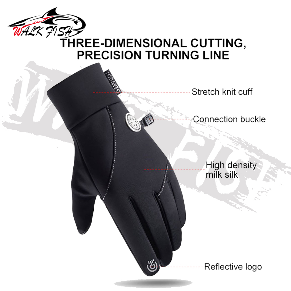 WALK FISH Winter Anti-slip Fis - Cycling Glove Padded 评论和价格