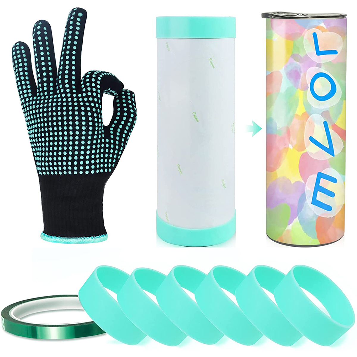Silicone Bands Elastic Heat Re - Oven Mitt Silicone 评论和价格