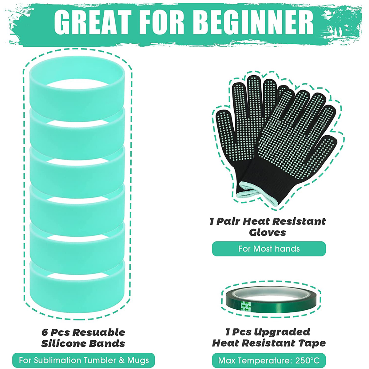 Silicone Bands Elastic Heat Re - Oven Mitt Silicone 评论和价格