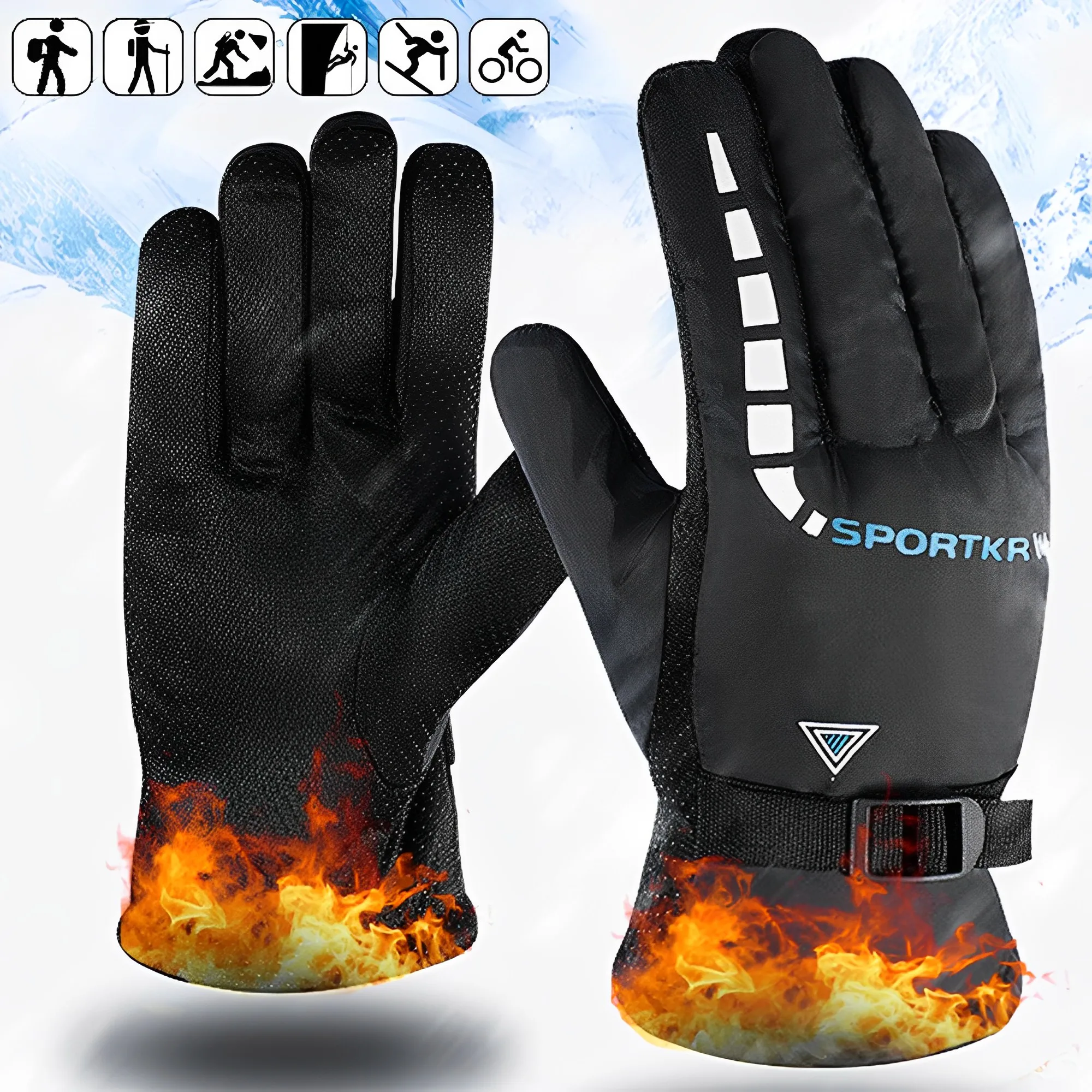 Motorcycle Cycling Gloves Warm - Gardening Glove Waterproof 评论和价格