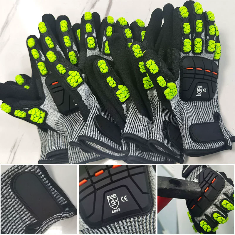 HPPE anti-cutting gloves, TPR  - Cut Resistant Glove 评论和价格