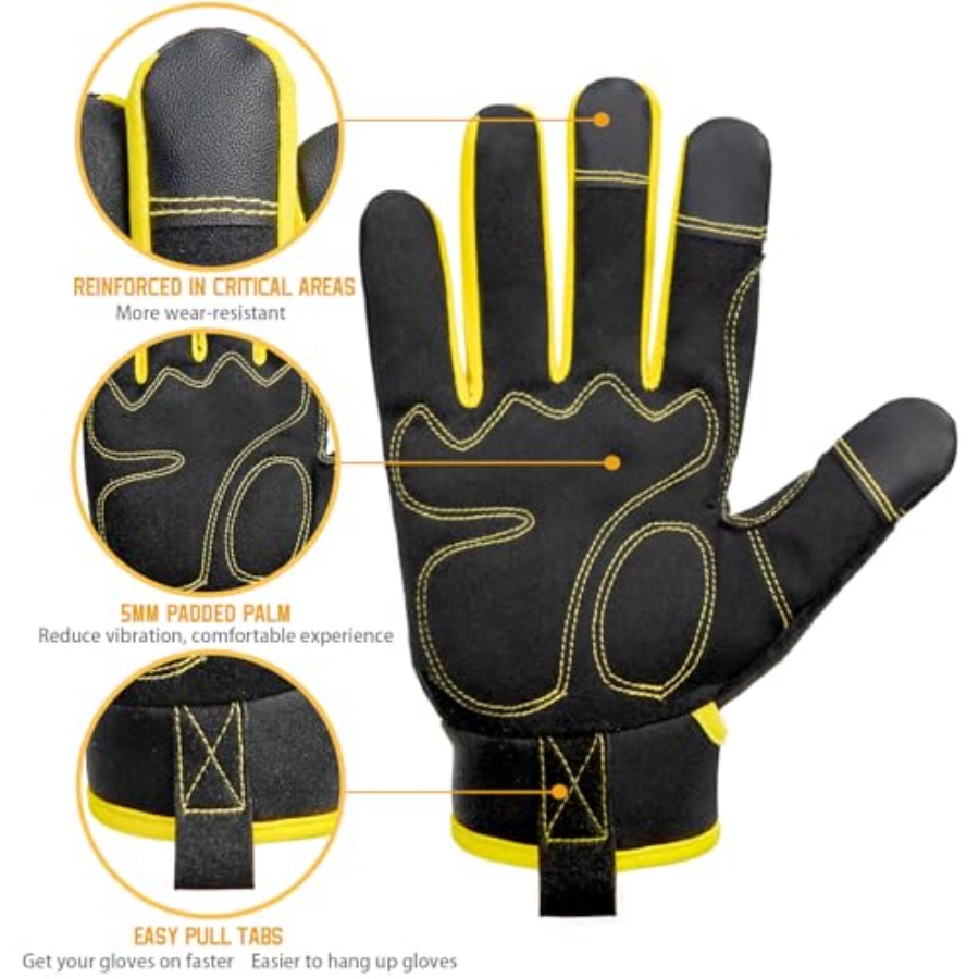 DLY Heavy Duty Work Gloves, Im - Work Glove Impact 评论和价格