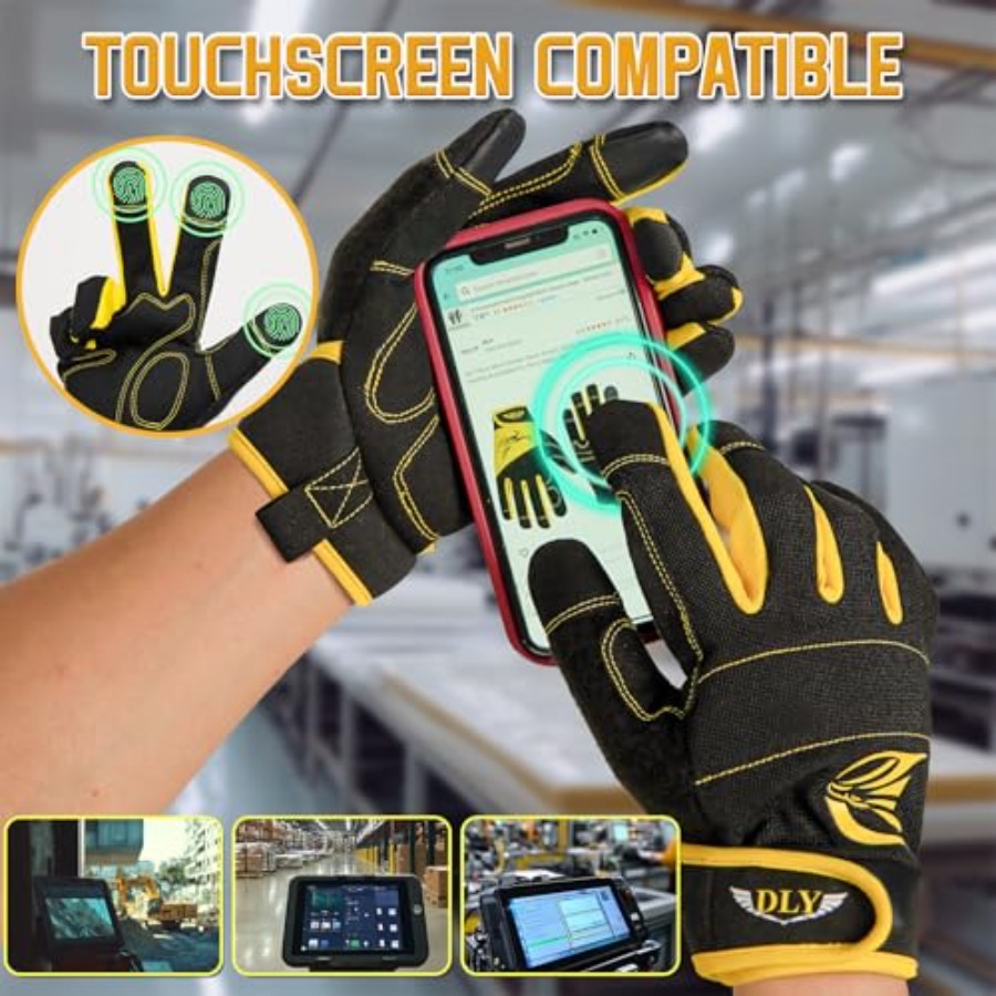 DLY Heavy Duty Work Gloves, Im - Work Glove Impact 评论和价格