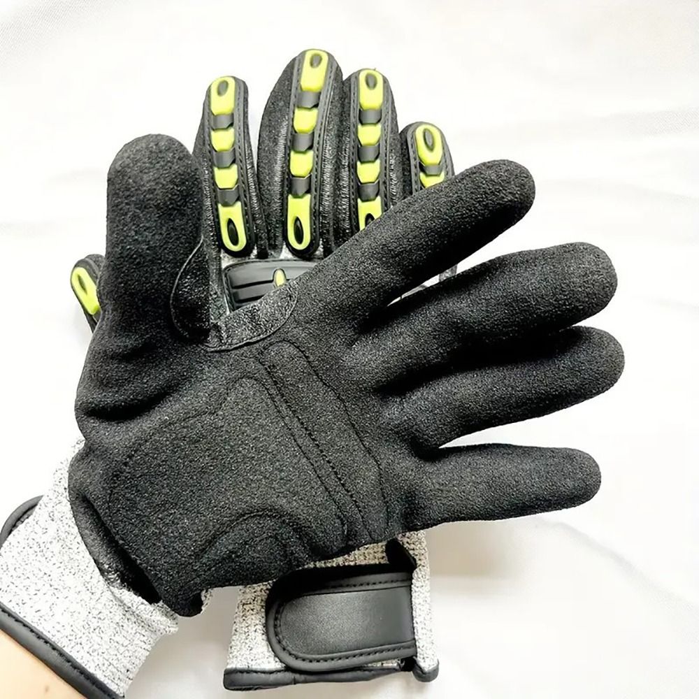 1Pair Anti-vibration Protectio - Nitrile Mechanic Glove 评论和价格