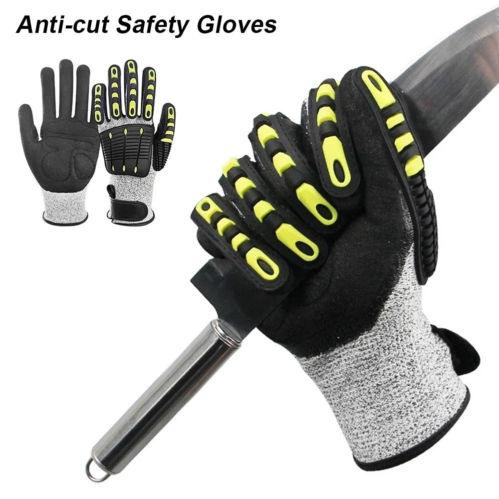1Pair Anti-vibration Protectio - Nitrile Mechanic Glove 评论和价格