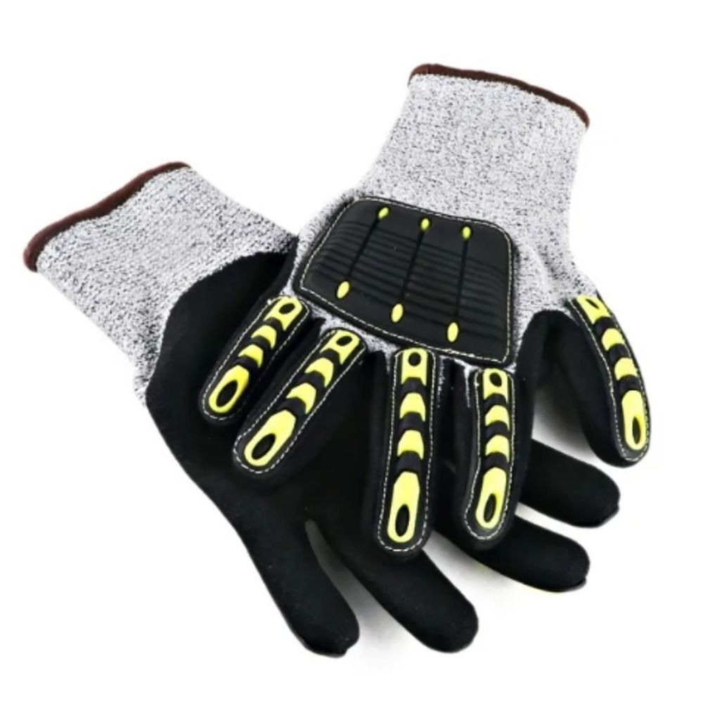 1Pair Anti-vibration Protectio - Nitrile Mechanic Glove 评论和价格